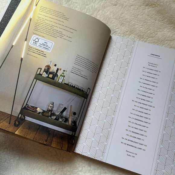 The Art of the Bar Cart: Styling & Recipes Book by Vanessa Dina - Picture 3 of 4
